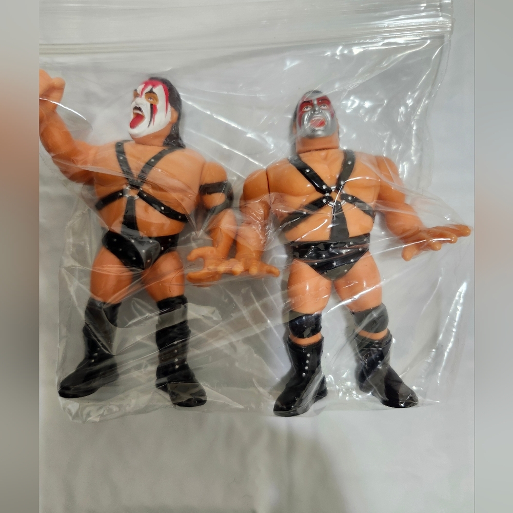 WWE WWF Demolition Ax & Smash Series 1  Action Figures with Face Paint Loose